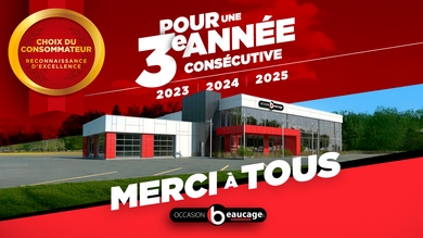 Occasion Beaucage Sherbrooke – Lauréat du Prix Choix du Consommateur pour une 3e année consécutive