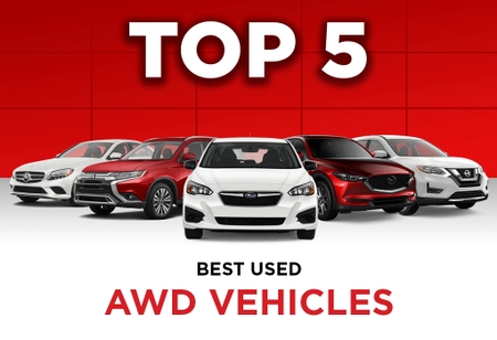 Top 5 best used all-wheel drive vehicles